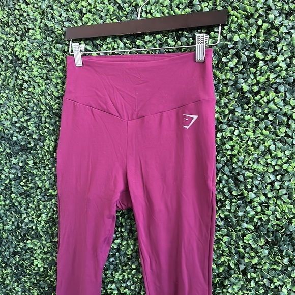 Gymshark Dry Sculpture High Rise Leggings in Plum - Picture 3 of 8